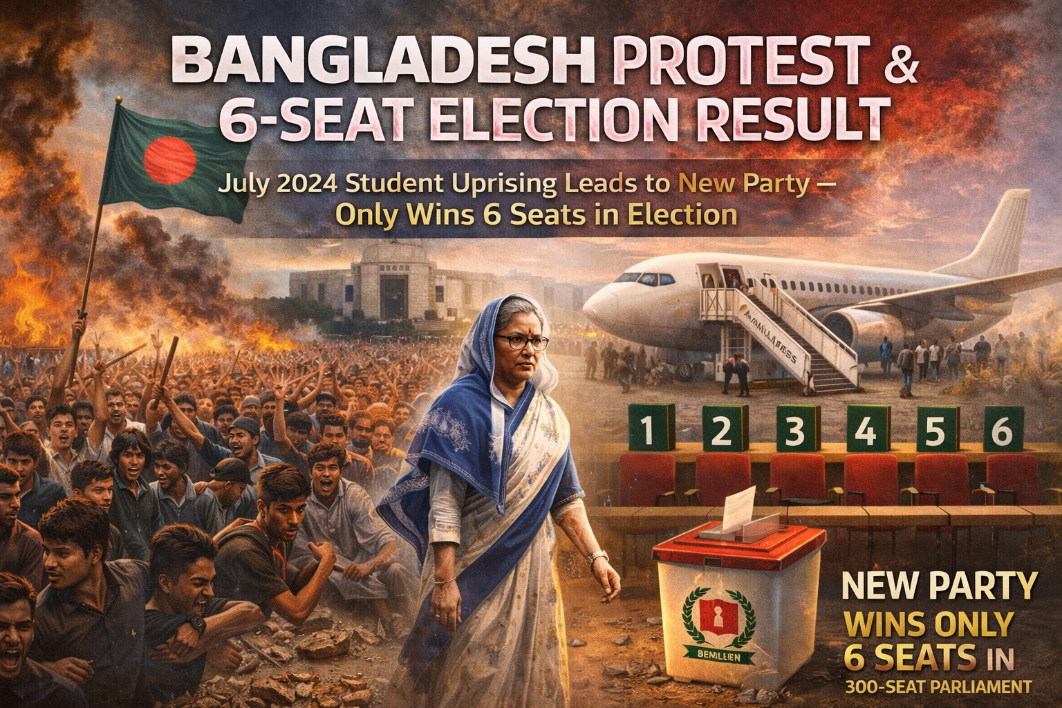 बंगलादेश: २०२४ विद्यार्थी आन्दोलनपछि राजनीतिक परिप्रेक्ष्य र चुनावको परिणाम